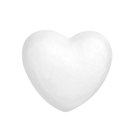 Styrofoam heart 12 cm